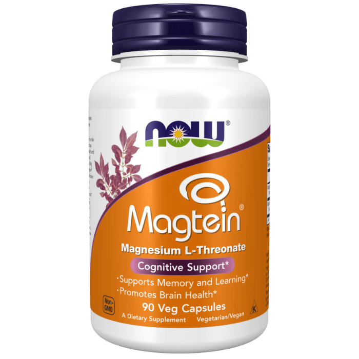 NOW Foods Magtein® - 90 Veg Capsules