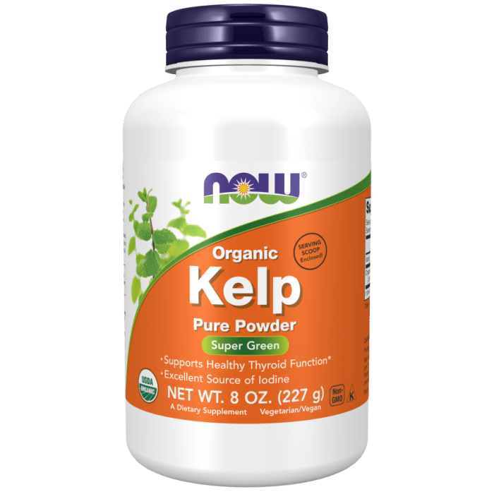 NOW Foods Kelp Powder, Organic - 8 oz.