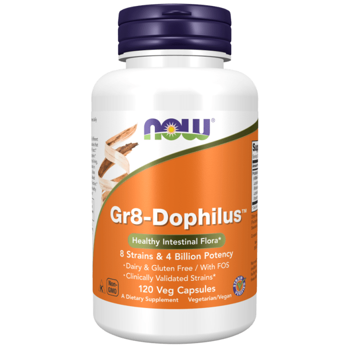 NOW Foods Gr8-Dophilus™ - 120 Veg Capsules