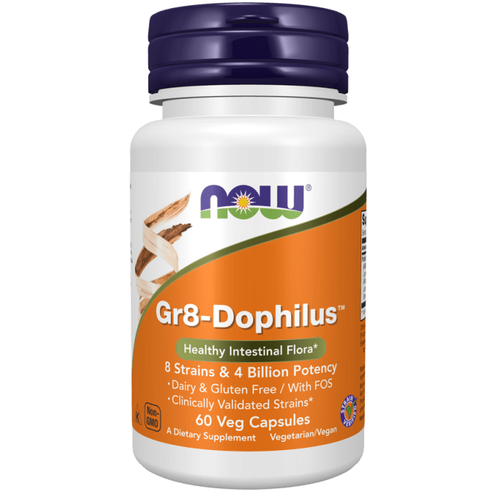 NOW Foods Gr8-Dophilus™ - 60 Veg Capsules