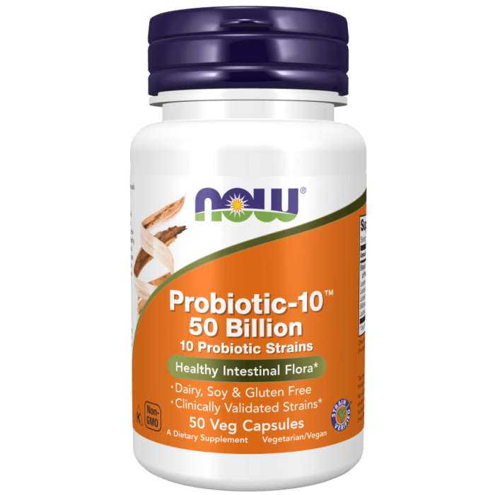 NOW Foods Probiotic-10™ 50 Billion - 50 Veg Capsules