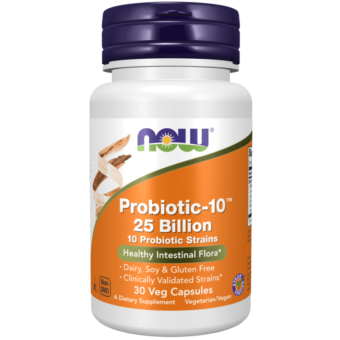 NOW Foods Probiotic-10™ 25 Billion - 30 Veg Capsules