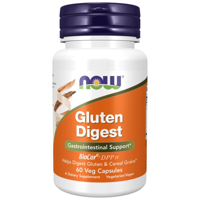 NOW Foods Gluten Digest - 60 Veg Capsules