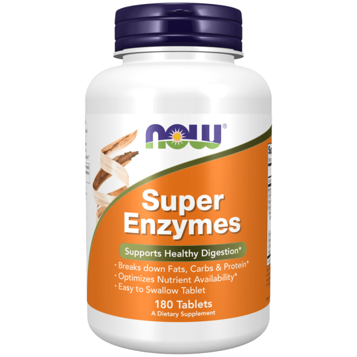 NOW Foods Super Enzymes - 180 Tablets