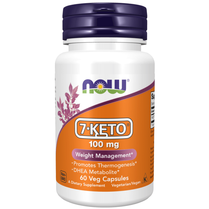 NOW Foods 7-Keto® 100 mg - 60 Veg Capsules