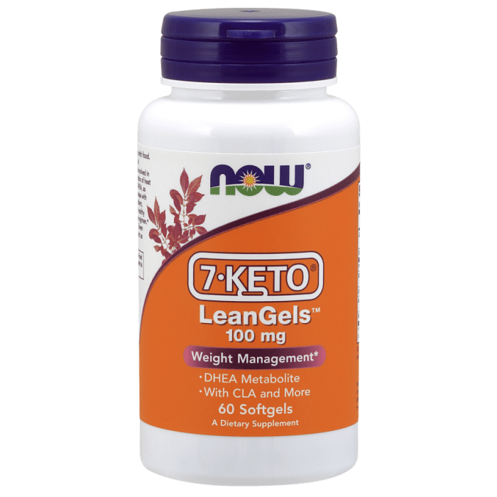 NOW Foods 7-KETO® LeanGels™ 100 mg - 60 Softgels