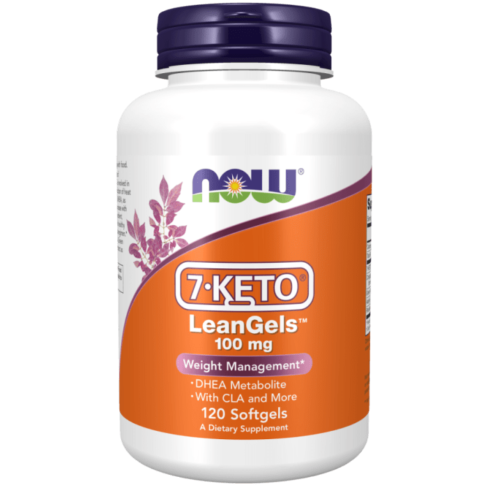 NOW Foods 7-KETO® LeanGels™ 100 mg - 120 Softgels