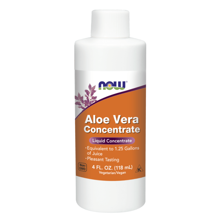 NOW Foods Aloe Vera Concentrate - 4 oz.