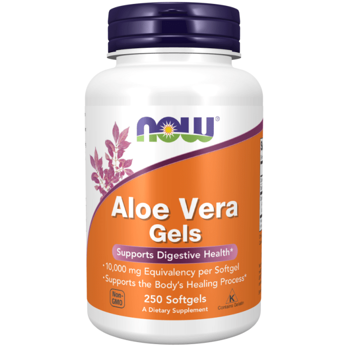 NOW Foods Aloe Vera 10,000 mg - 250 Softgels