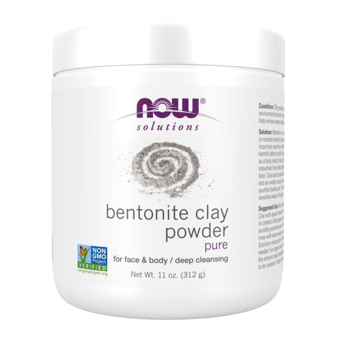 NOW Foods Bentonite Clay Powder - 11 oz.