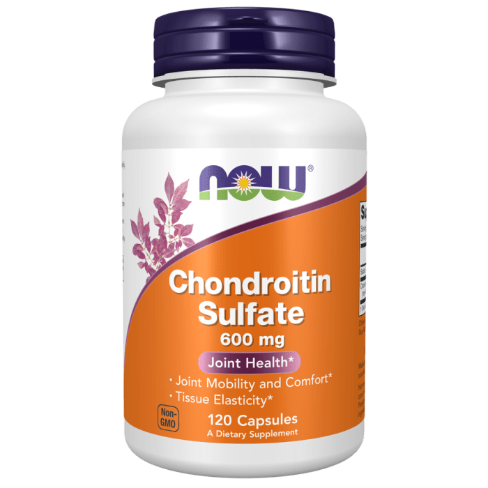 NOW Foods Chondroitin Sulfate 600 mg - 120 Capsules