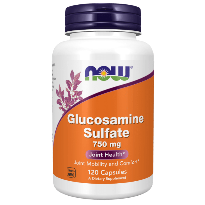 NOW Foods Glucosamine Sulfate 750 mg - 120 Capsules