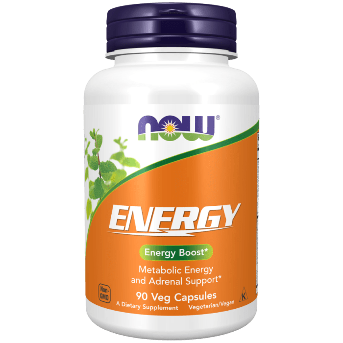 NOW Foods Energy - 90 Veg Capsules