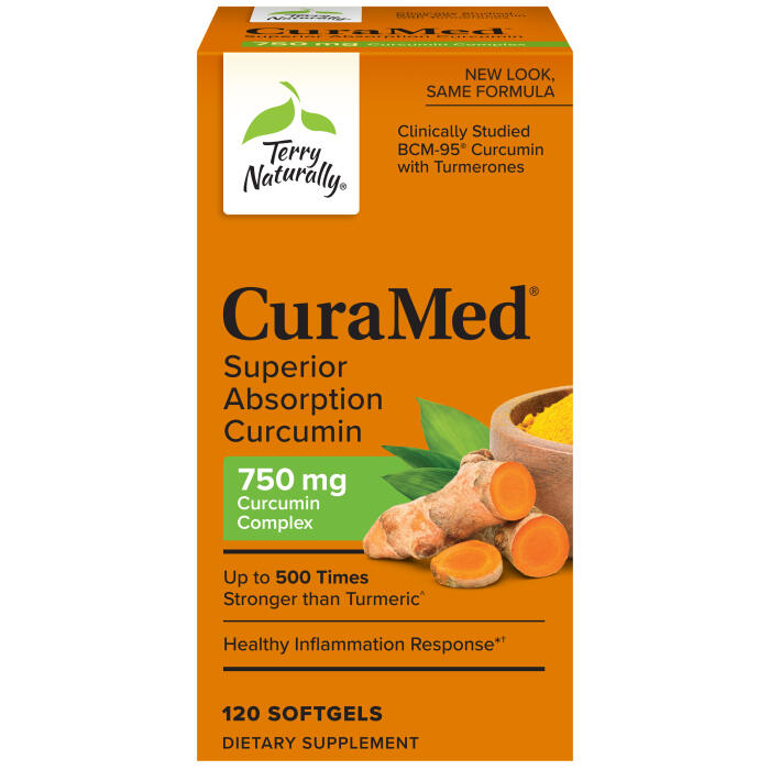 Terry Naturally CuraMed® 750 mg, 120 Softgels