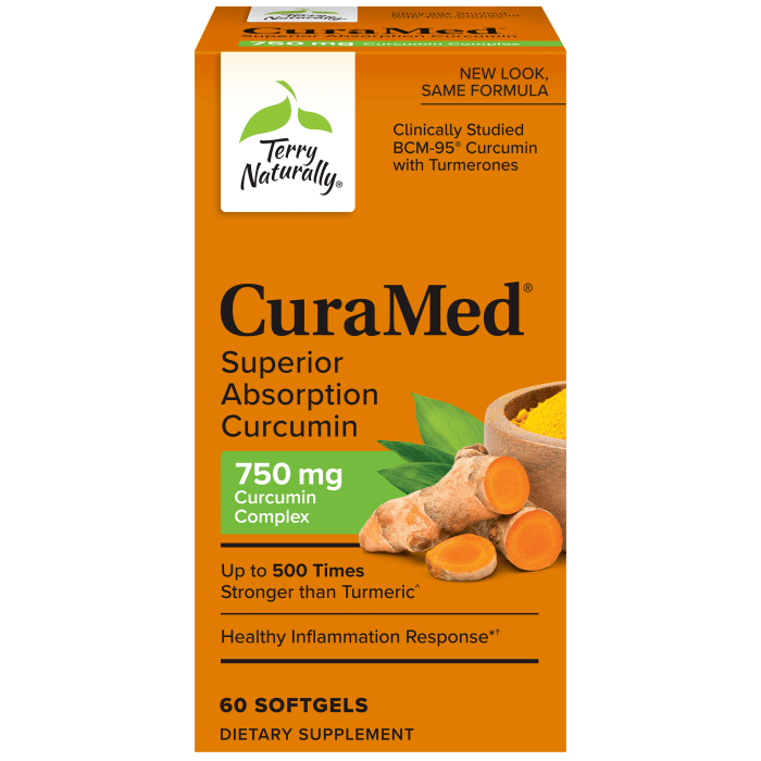 Terry Naturally CuraMed® 750 mg, 60 Softgels