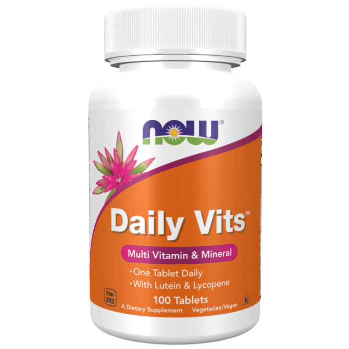 NOW Foods Daily Vits™ - 100 Tablets