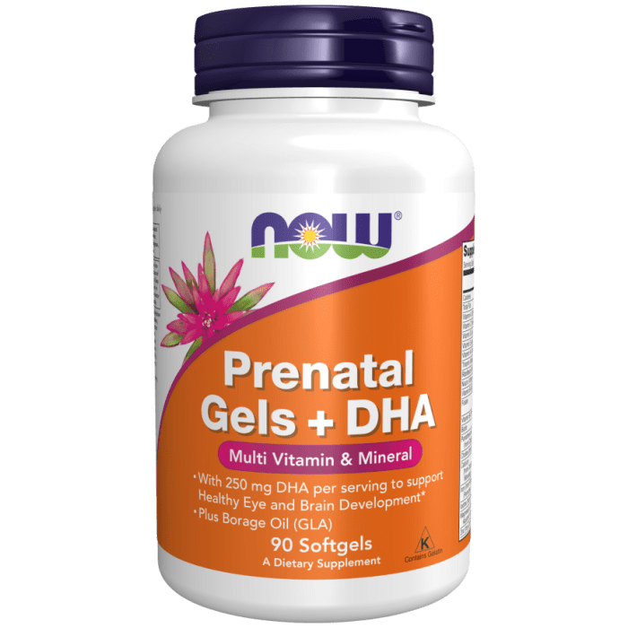 NOW Foods Prenatal Gels + DHA