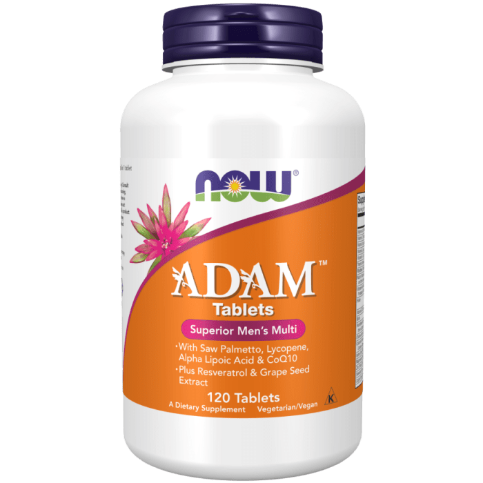 NOW Foods ADAM™ Men's Multiple Vitamin - 120 Tablets