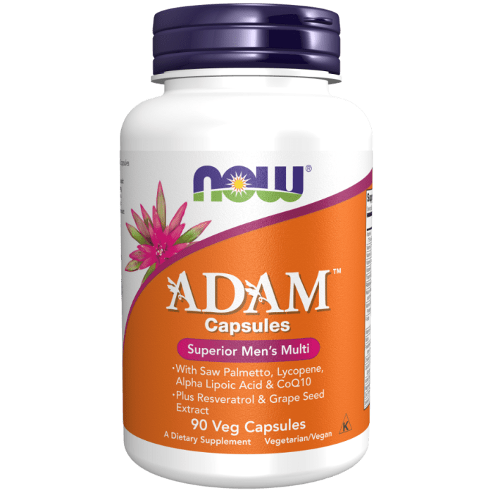 NOW Foods ADAM™ Men's Multiple Vitamin - 90 Veg Capsules