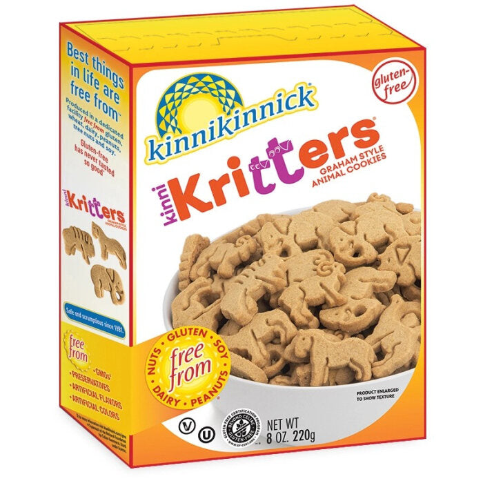 Kinnikinnick KinniKritters Graham Style Animal Cookies, 8 oz.