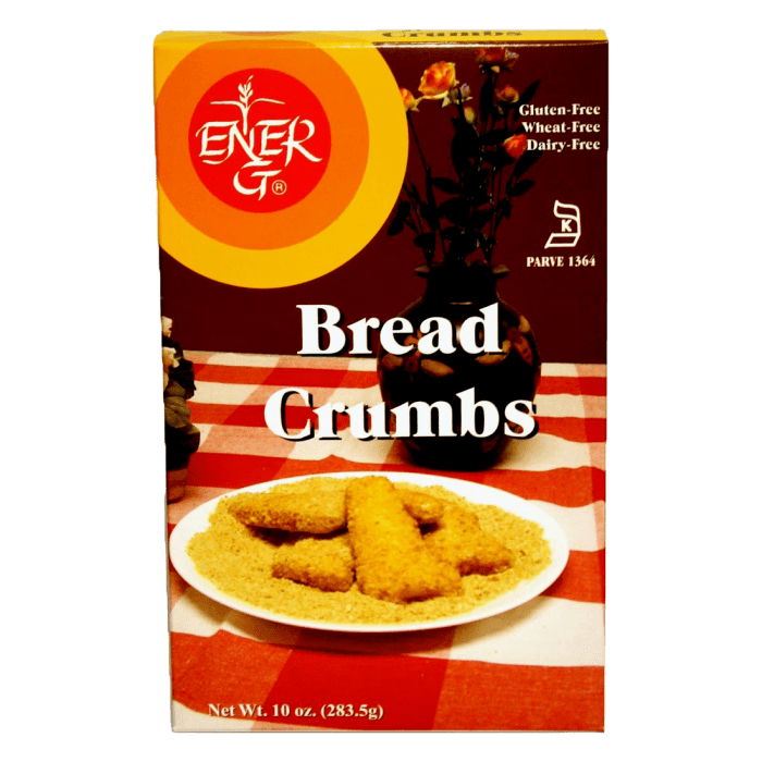 Ener-G Gluten Free Bread Crumbs, 10 oz.