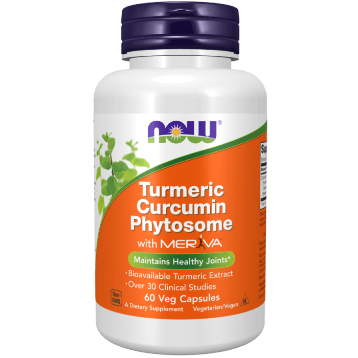 NOW Foods Turmeric Curcumin Phytosome - 60 Veg Capsules