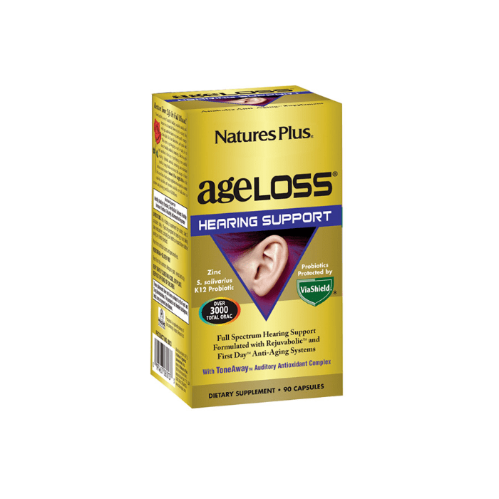 Nature's Plus AgeLoss Hearing Support, 90 Tablets