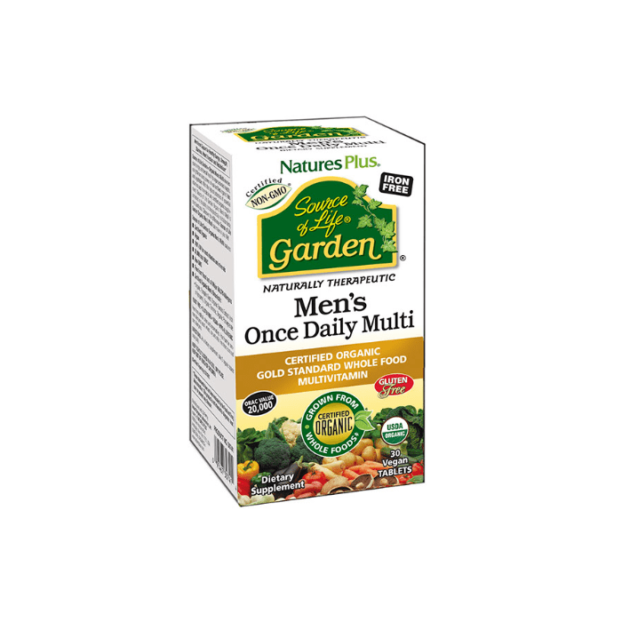 Nature's Plus Source of Life Garden Organic Mens Daily, 30 Tablets