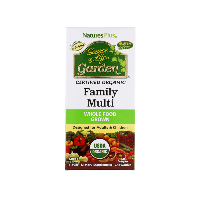 Nature's Plus Source of Life Garden Family Multi, 60 Veggie Chewables