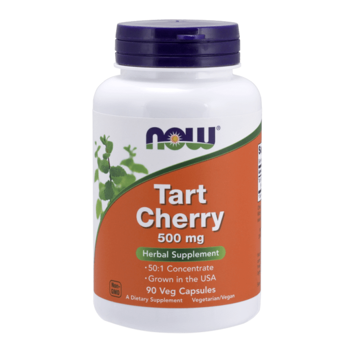 NOW Foods Tart Cherry 500 mg - 90 Veg Capsules