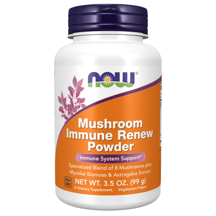 NOW Foods Mushroom Immune Renew Powder - 3.5 oz.