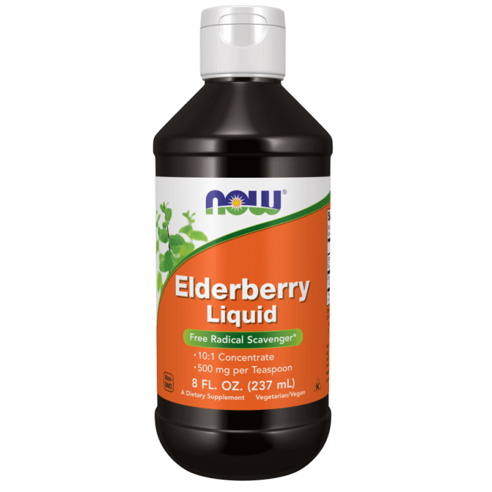 NOW Foods Elderberry Liquid - 8 fl. oz.