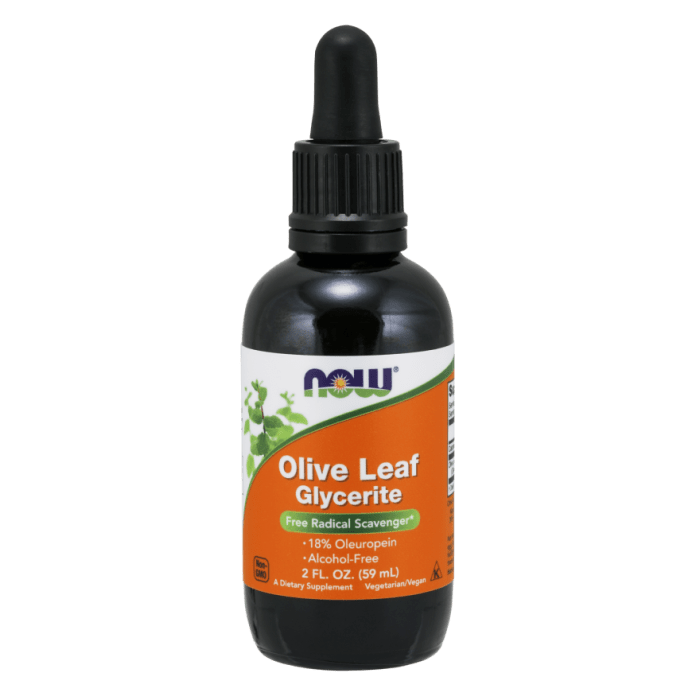 NOW Foods Olive Leaf Glycerite 18% - 2 fl. oz.