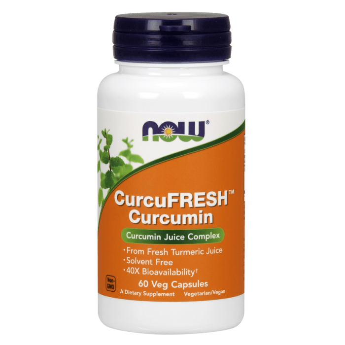 NOW Foods CurcuFRESH™ Curcumin - 60 Veg Capsules