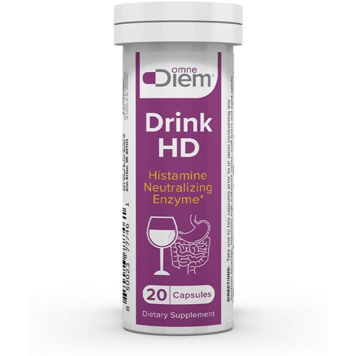 Omne Diem Drink HD, Natural Histamine Neutralizing Enzyme, 20 Capsules