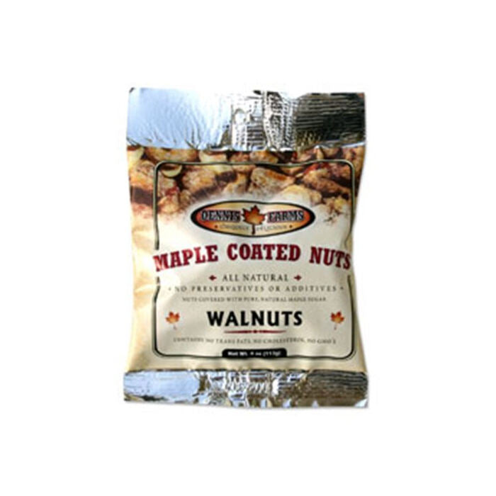 Dennis Farms Maple Coated Walnuts, 4 oz.