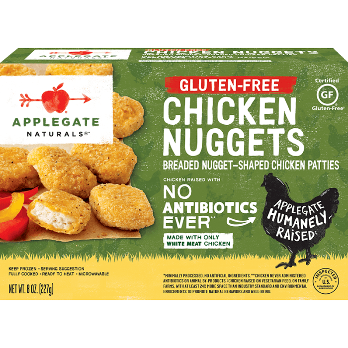 Applegate Naturals Gluten-Free Chicken Nuggets, 8 oz.