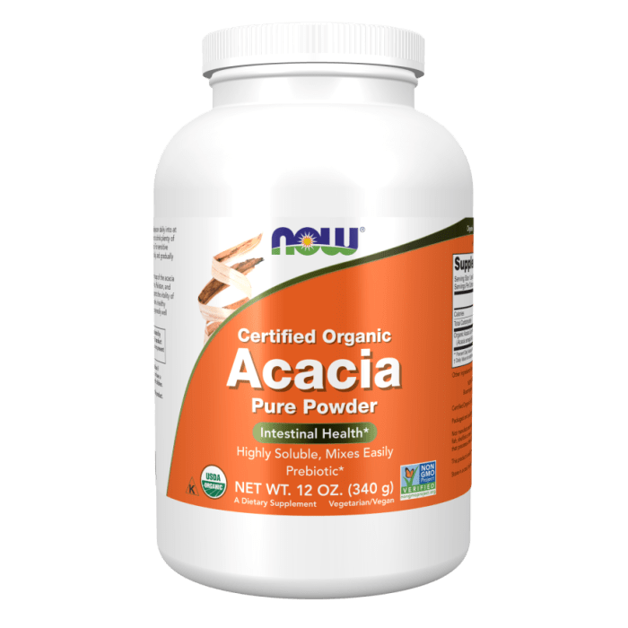 NOW Foods Acacia, Organic Powder - 12 oz.