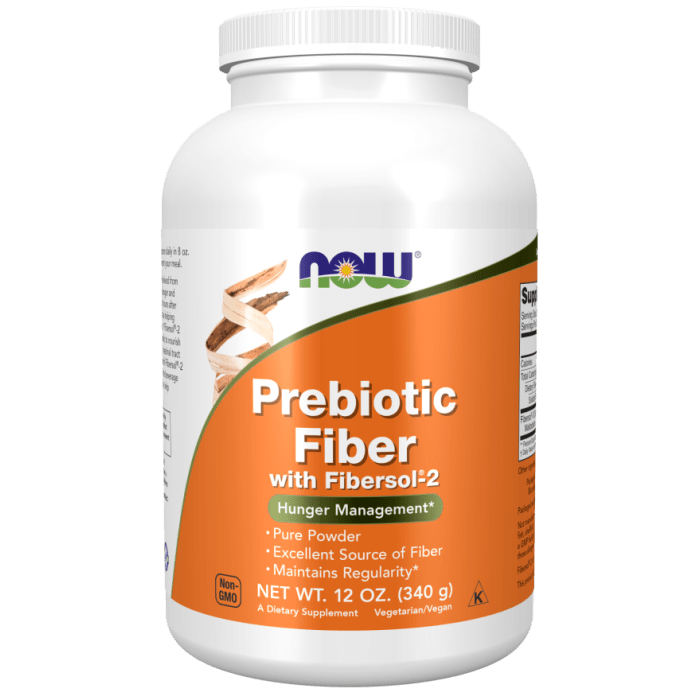 NOW Foods Prebiotic Fiber with Fibersol®-2 Powder - 12 oz.