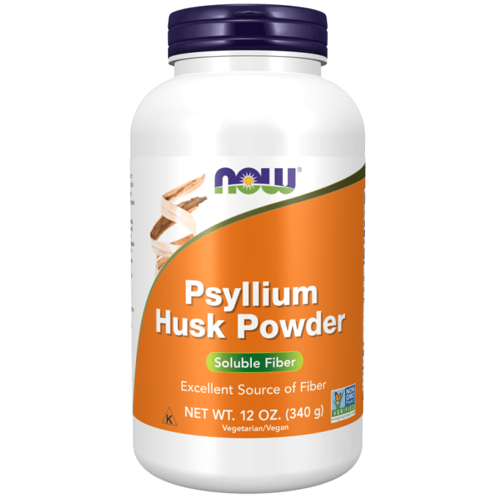 NOW Foods Psyllium Husk Powder Vegetarian - 12 oz.