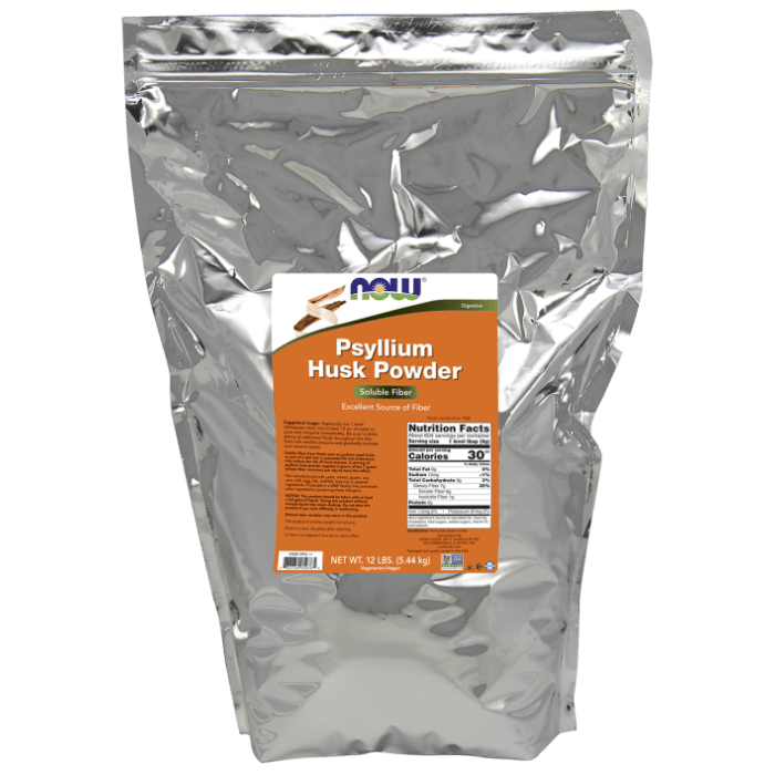 NOW Foods Psyllium Husk Powder - 12 lbs.