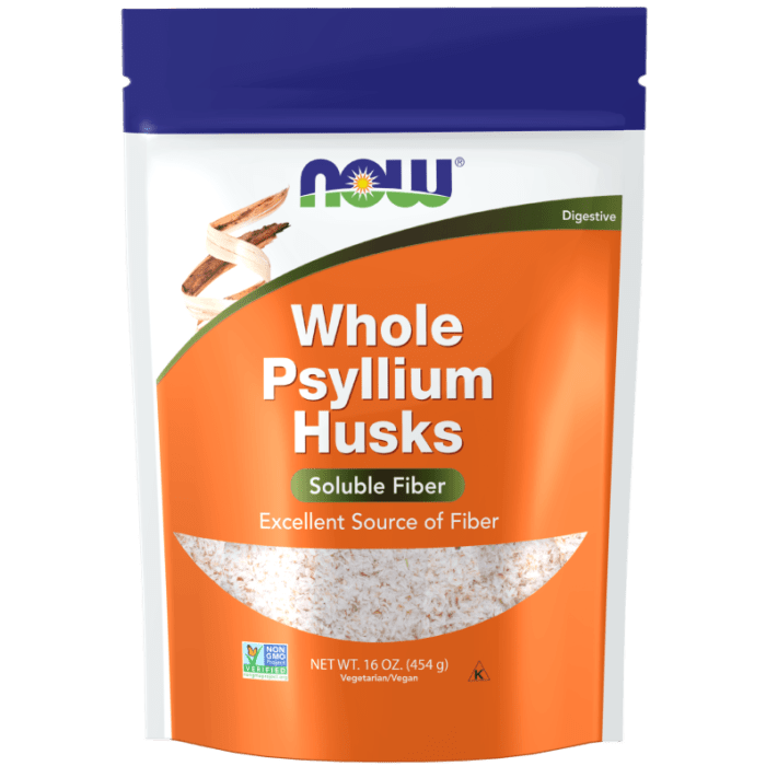 NOW Foods Psyllium Husks, Whole - 16 oz.