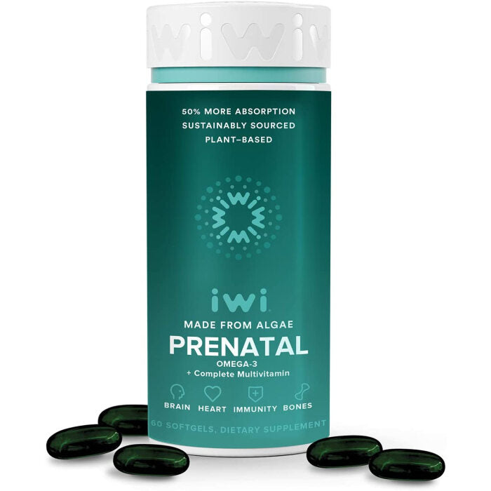 iWi Vegan Prenatal Multivitamin, 60 Softgels