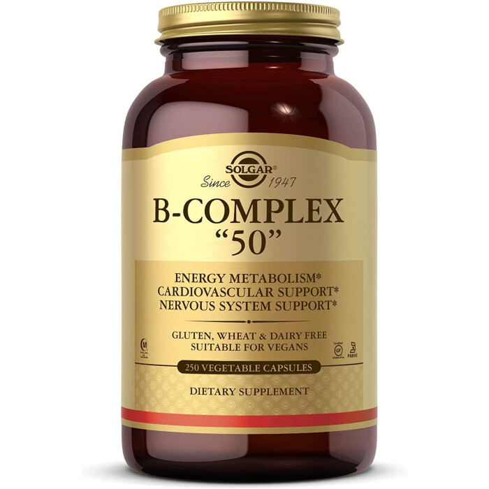 Solgar B-Complex 50, 250 Vegetable Capsules