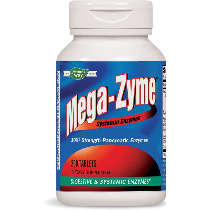 Nature's Way Mega-Zyme, 200 Tablets