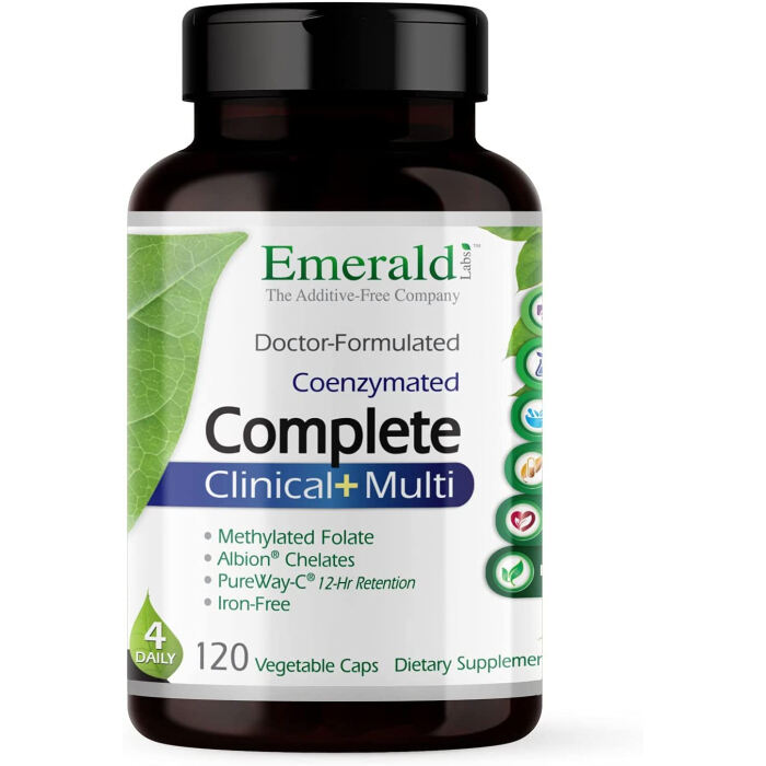 Emerald Health High Potency Multi Vit-A-Min, 120 Veg Capsules