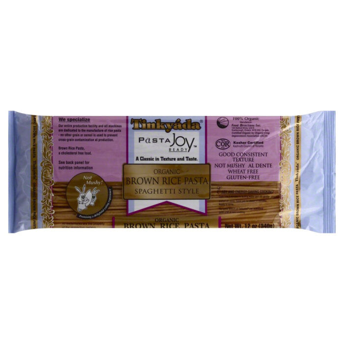 Tinkyáda® Organic Brown Rice Pasta - Spaghetti, 12oz.