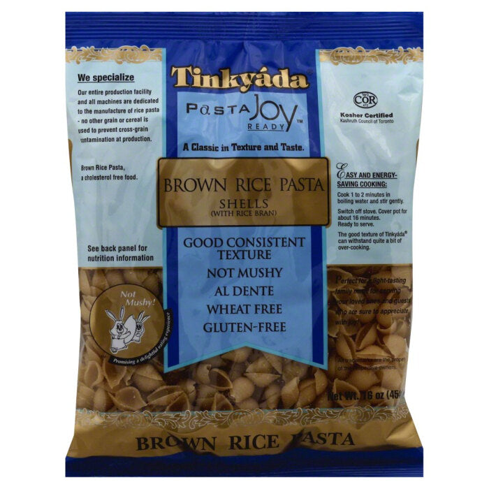 Tinkyáda® Brown Rice Pasta - Shells, 16 oz.