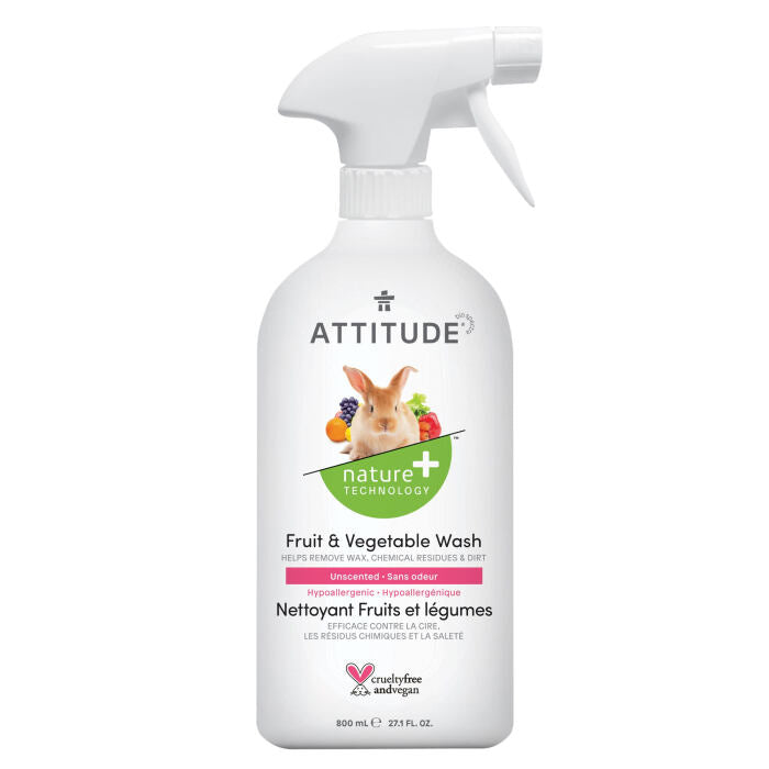 Attitude Fruit & Vegetable Wash, 27 oz.