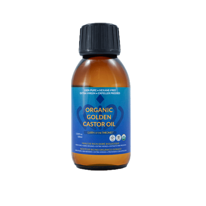 Queen of the Thrones Organic Golden Castor Oil, 3.38oz.